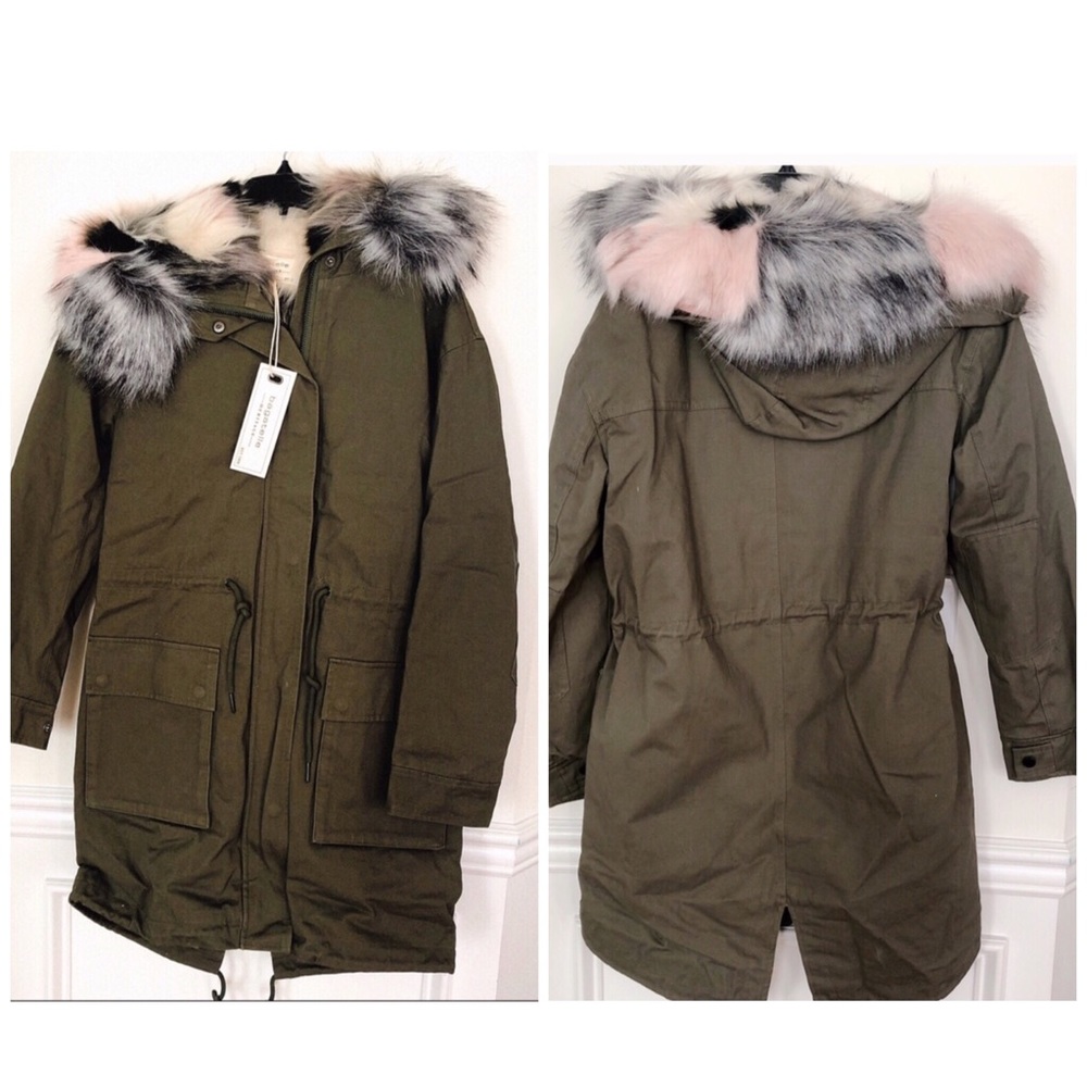 💥SALE 20%💥NWT,Bagatelle Faux Fur LinedParka,L,XL - Picture 5 of 7